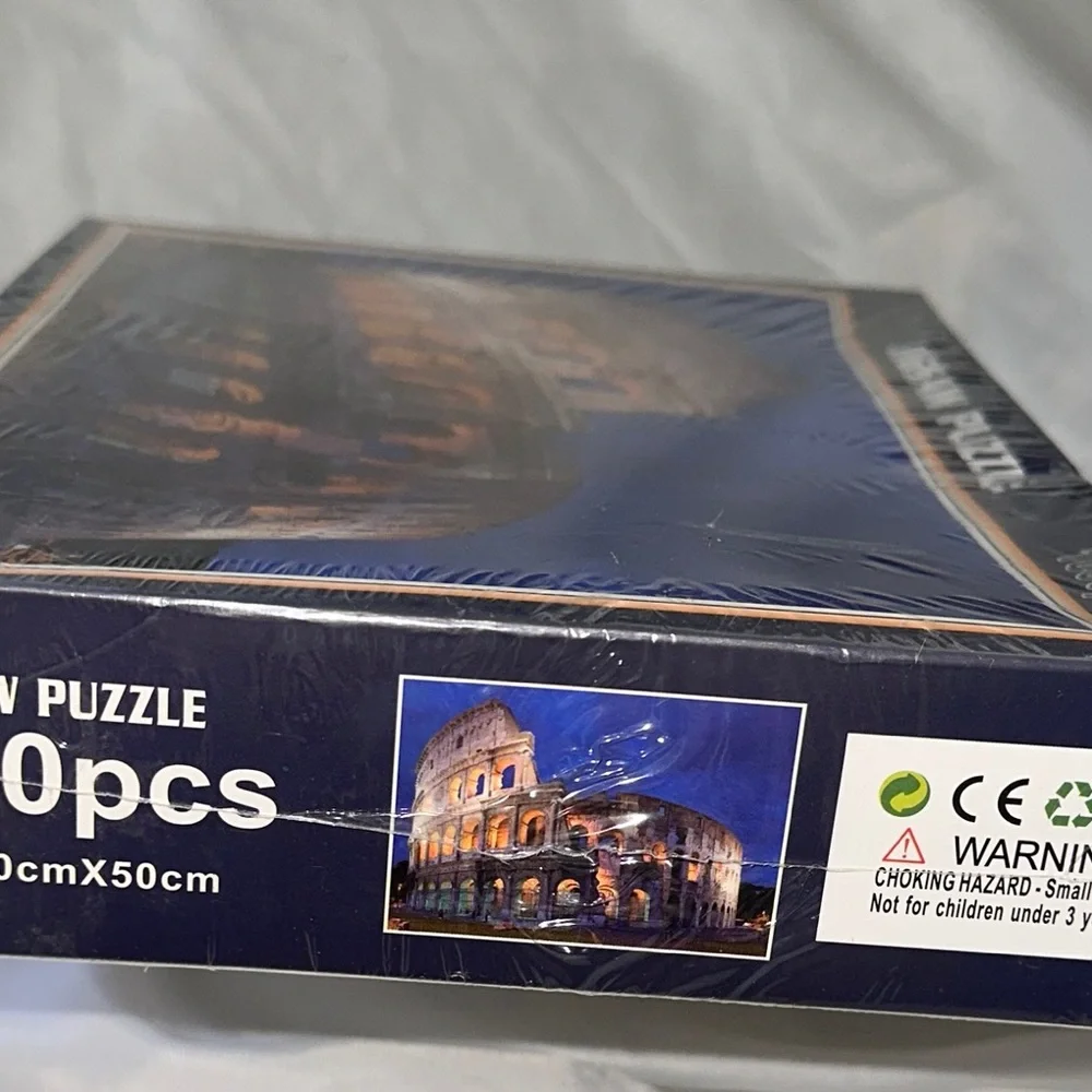 Colosseum 1000-Piece Jigsaw Puzzle Rome Travel Landmark New Sealed in Dented Box